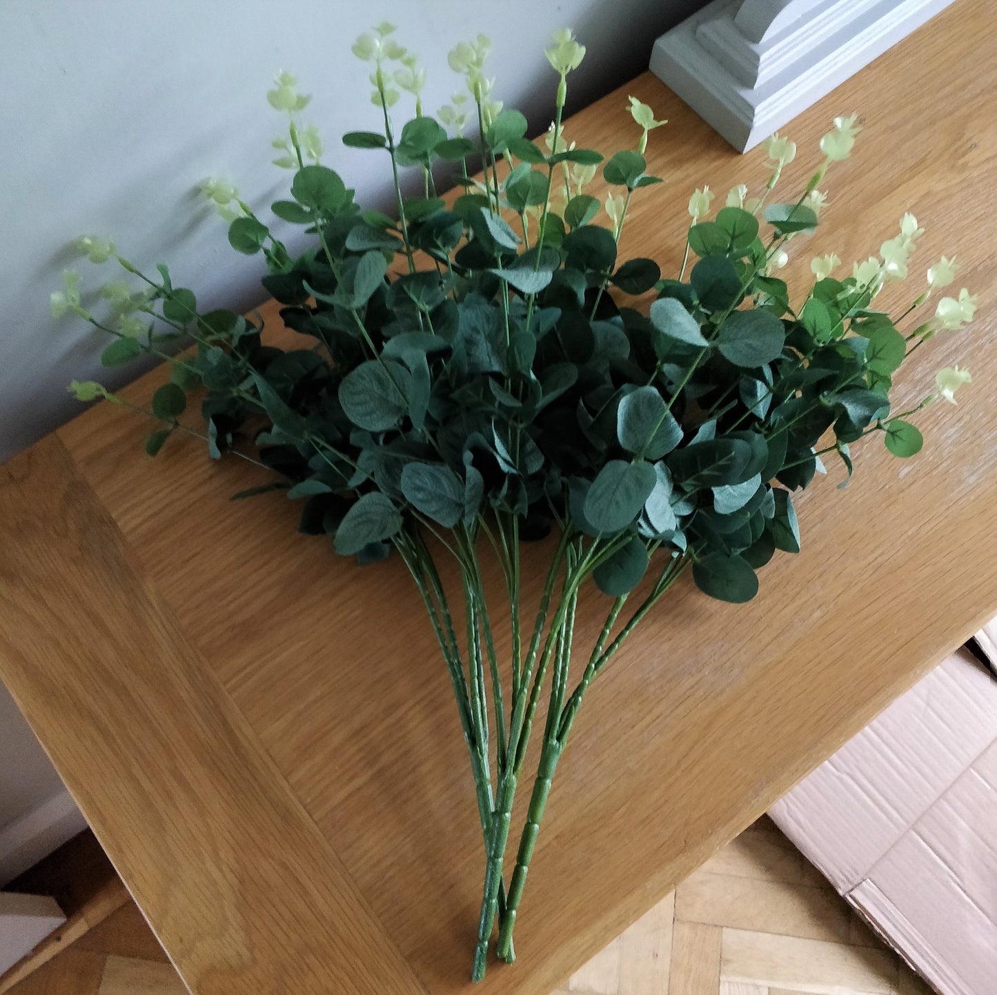 3 Bunches of Artificial Green Eucalyptus