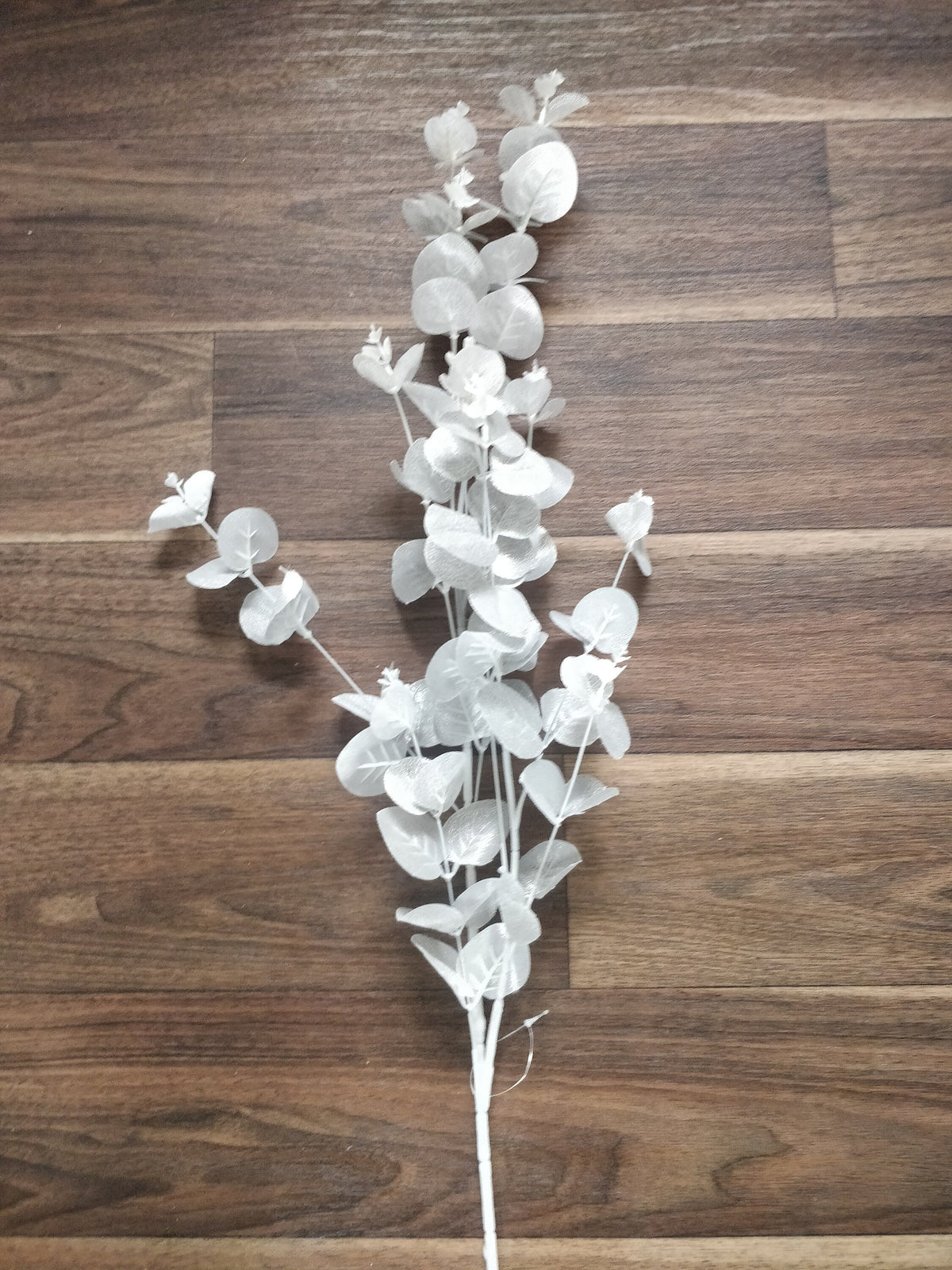 Artificial Flowers - 3 x Silver Grey Eucalyptus Long Stems