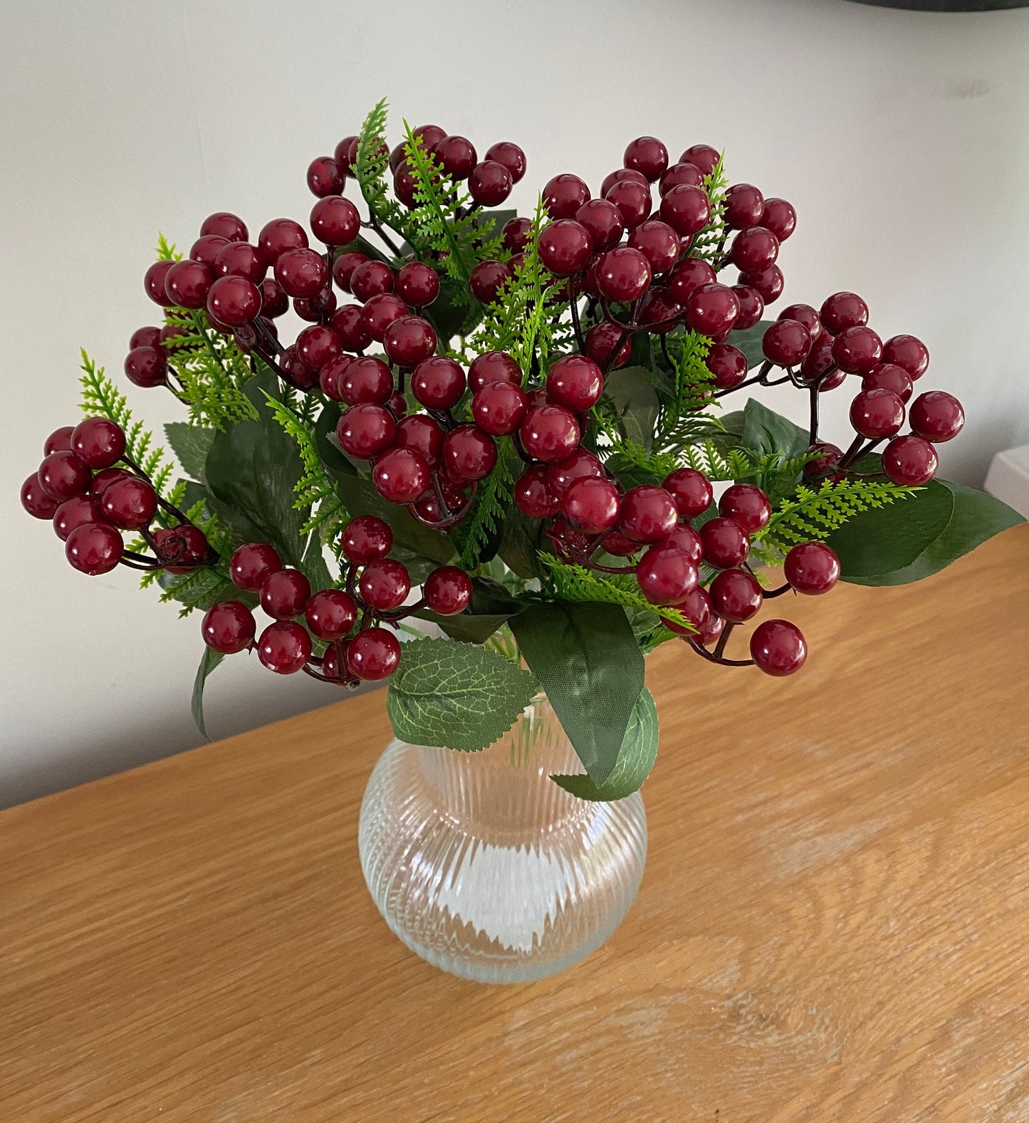Artificial Christmas Berries and Holly