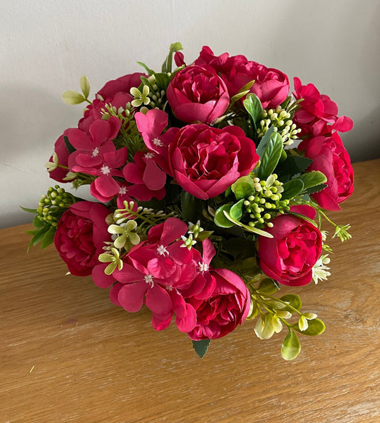 Grave Flower Arrangement Artificial Flowers Grave Memorial Tribute Cemetery Flowers Handmade To Order Free Postage